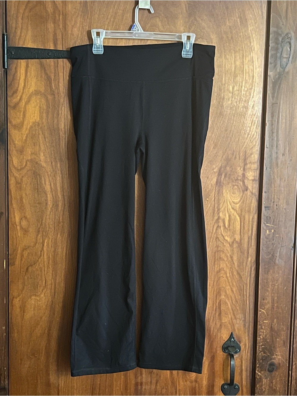 all in motion Black Boot-Cut Active Pants